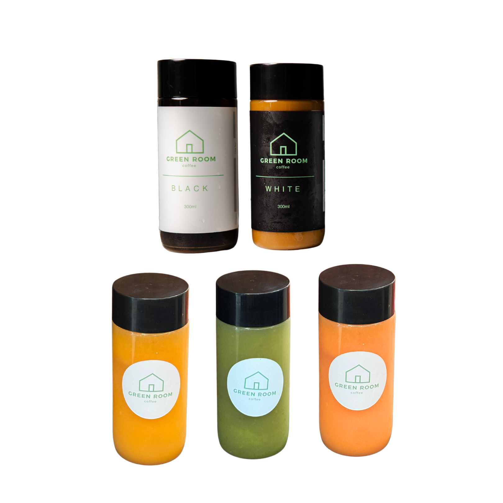 Bottled Coffee & Cold Pressed Juices (Set of 6)